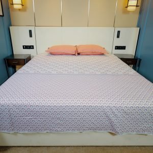 Bottega Bed Sheet along with 2 pillow cover