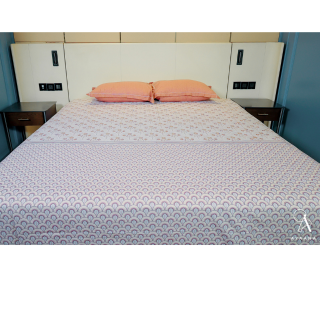 Bottega Bed Sheet along with 2 pillow cover - Image 2